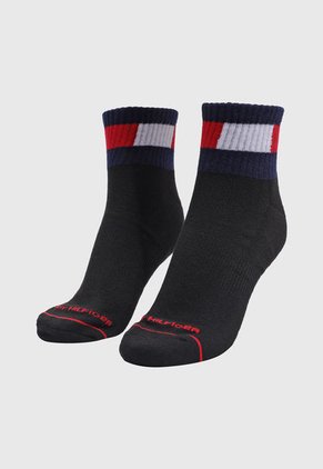 Medias X6 Negro-Azul-Rojo Tommy Hilfiger