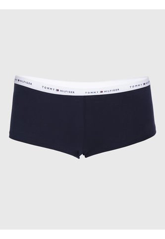 Boyshort Azul Con Monogramas TH Y Logo En La Cintura Tommy Hilfiger Tommy Hilfiger