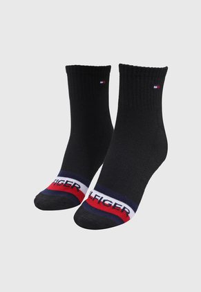 Medias X6 Negro-Azul-Rojo Tommy Hilfiger