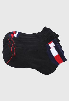 Medias X6 Negro-Azul-Rojo Tommy Hilfiger