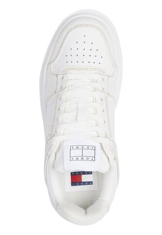 Tenis Blanco The Brooklyn Con Texturas Mixtas Tommy Hilfiger Tommy Hilfiger