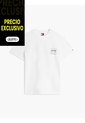 Camiseta Blanca De Corte Regular Con Logo Script Bordado Tommy Jeans de Tommy Hilfiger