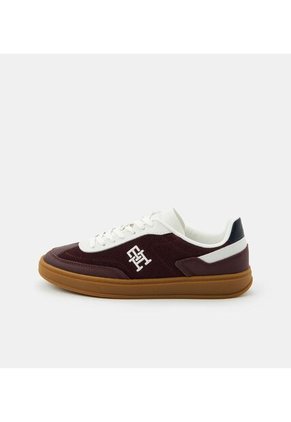 Tenis Vinotinto Con Monograma TH Para Mujer Tommy Hilfiger