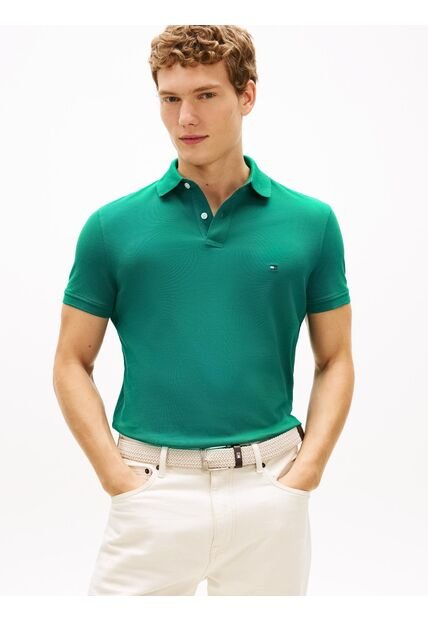 Polo Azul 1985 De Corte Regular Tommy Hilfiger