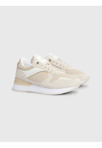 Tenis Beige De Running Elevated Medias Tommy Hilfiger Tommy Hilfiger