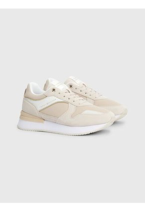 Tenis Beige De Running Elevated Medias Tommy Hilfiger
