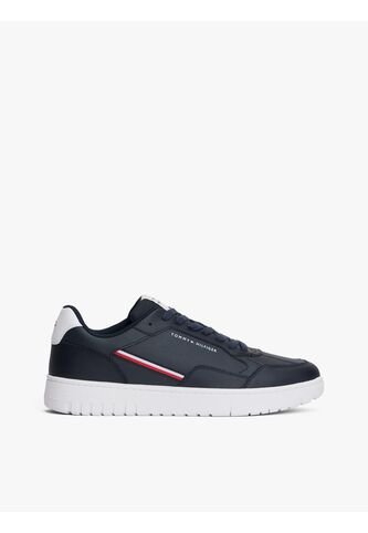 Tenis Azul Marino De Cuero Con Suela De Tacos Tommy Hilfiger Tommy Hilfiger