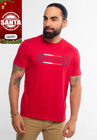 Camiseta TOMMY HILFIGER Rojo Tommy Hilfiger