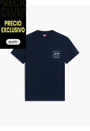 Camiseta Multicolor De Corte Regular Con Logo Script Bordado Tommy Jeans