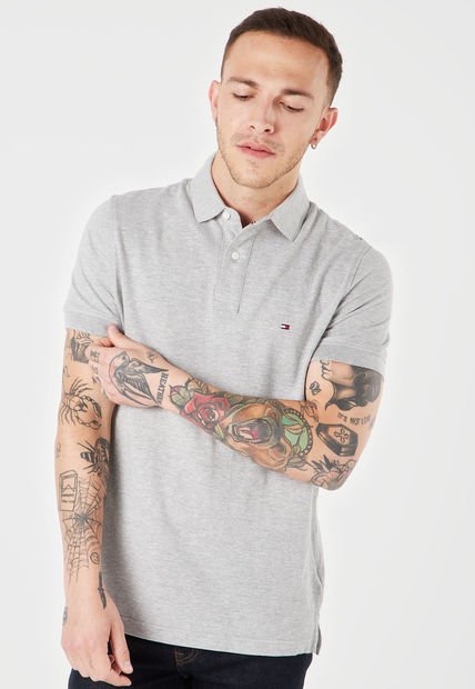 Polo Gris Tommy Hilfiger