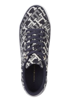 Tenis Con Suela Cupsole En Tejido Denim Tommy Hilfiger