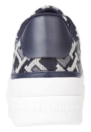 Tenis Con Suela Cupsole En Tejido Denim Tommy Hilfiger