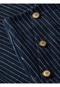 Pantalón Azul De Pierna Ancha Con Raya Diplomática Y Lino Tommy Hilfiger de Tommy Hilfiger