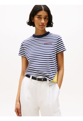 Camiseta Azul Oscuro De Corte Amplio Hilfiger Sailing Tommy Hilfiger