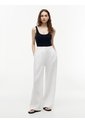 Pantalón Blanco De Pierna Ancha En Mezcla De Lino Tommy Hilfiger de Tommy Hilfiger