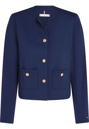 Chaqueta Azul De Punto Con Botones Tommy Hilfiger