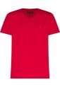 Camiseta Roja Essential En Cuello V Tommy Hilfiger de Tommy Hilfiger