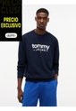 Saco Multicolor De Cuello Redondo Con Logo Estampado En El Pecho Tommy Jeans de Tommy Hilfiger