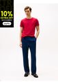 Camiseta Roja De Cuello Redondo Y Corte Extra Slim Tommy Hilfiger de Tommy Hilfiger