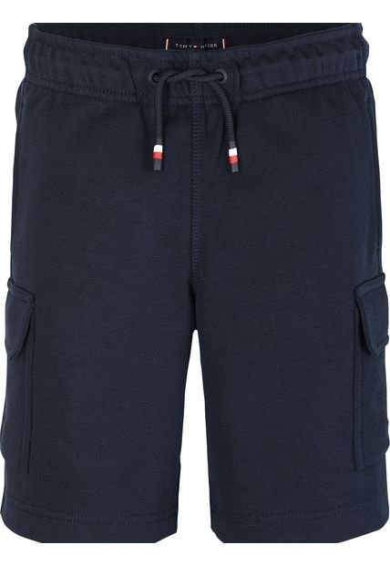 Cargo Azul Sweatshorts De Niño Tommy Hilfiger