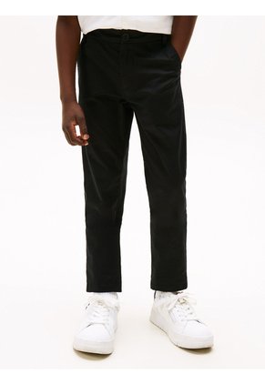 Pantalón Negro Chino Essential 1985 Regular Tommy Hilfiger