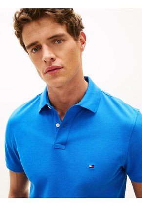 Polo Azul 1985 De Corte Regular Tommy Hilfiger