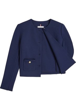 Chaqueta Azul De Punto Con Botones Tommy Hilfiger