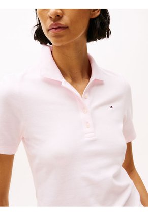 Polo Rosa 1985 Collection Slim De Piqué Tommy Hilfiger