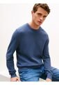 Saco Azul Con Cuello Redondo Y Logo Bordado Tommy Hilfiger de Tommy Hilfiger