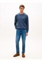 Saco Azul Con Cuello Redondo Y Logo Bordado Tommy Hilfiger de Tommy Hilfiger