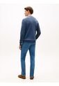 Saco Azul Con Cuello Redondo Y Logo Bordado Tommy Hilfiger de Tommy Hilfiger
