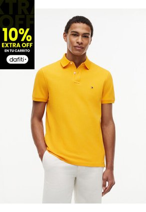 Polo Naranja 1985 De Corte Regular Tommy Hilfiger