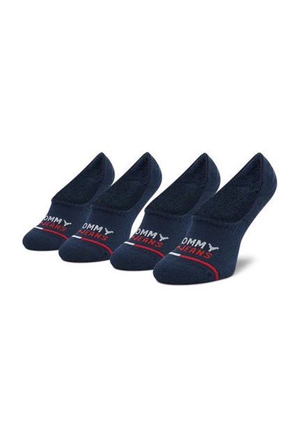 Paquete De 2 Calcetines Invisibles Con Logo Bordado Tommy Hilfiger