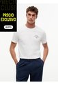 Camiseta Blanca De Cuello Redondo De Punto Con Logo Tommy Hilfiger de Tommy Hilfiger
