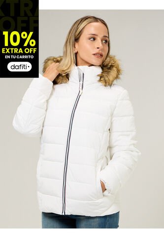 Chaqueta Blanca Acolchada Tommy Hilfiger Tommy Hilfiger
