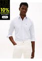 Camisa Azul De Rayas Anchas Con Corte Regular Tommy Hilfiger de Tommy Hilfiger