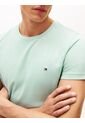 Camiseta Verde De Cuello Redondo Y Corte Extra Slim Tommy Hilfiger de Tommy Hilfiger