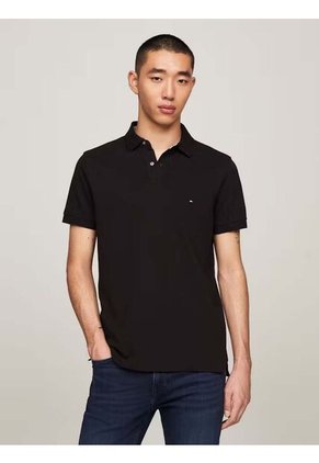 Polo 1985 De Corte Regular Hombre Negro Tommy Hilfiger