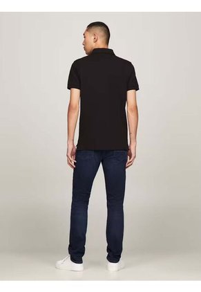 Polo 1985 De Corte Regular Hombre Negro Tommy Hilfiger