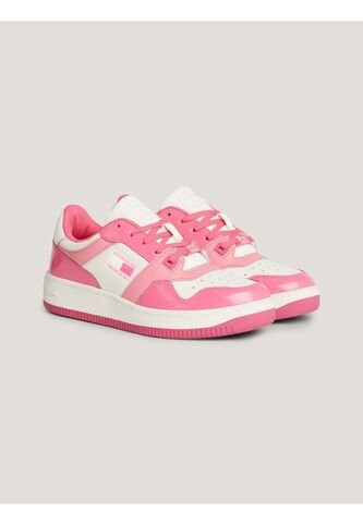 Tenis Rosa De Baloncesto Retro De Charol Tommy Hilfiger Tommy Hilfiger