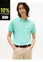Polo Celeste 1985 De Corte Regular Tommy Hilfiger de Tommy Hilfiger
