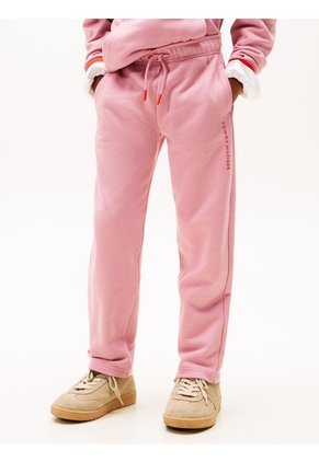 Joggers Multicolor De Felpa Con Logo Texturizado Tommy Hilfiger