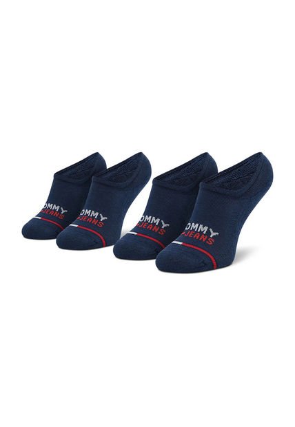 Pack De 2 Calcetines Invisibles Con Logo Bordado Unisex Tommy Hilfiger