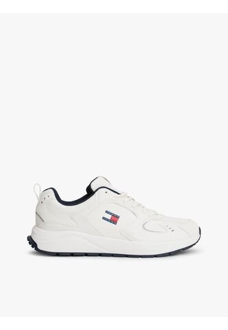 Tenis Blanco De Running Con Suela Dentada Tommy Hilfiger Tommy Hilfiger