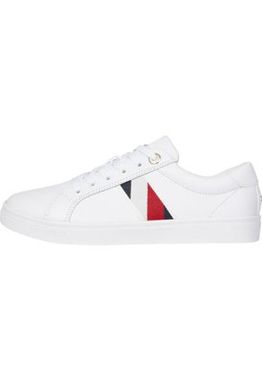 Tenis Blanco Signature De Cuero Tommy Hilfiger