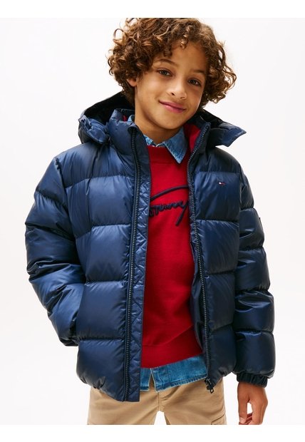 Chaqueta Azul Marino Essential Relleno De Plumón Tommy Hilfiger
