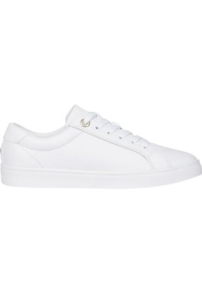 Tenis Blanco Signature De Cuero Tommy Hilfiger