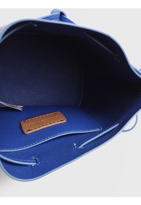 Bolso Azul Tipo Bucket Con Logo Metalixado Tommy Hilfiger