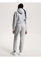 Joggers Con Logo Universitario Aterciopelado Mujer Gris Tommy Hilfiger de Tommy Hilfiger