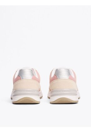 Tenis Rosa Con Mezcla De Texturas Tommy Hilfiger